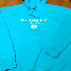 Turquoise Elk Lake Hoodie